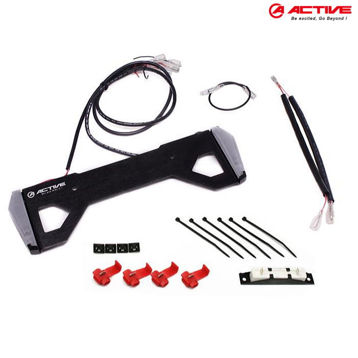【ACTIVE】30100078 アクティブ LEDナンバーサイドウインカー コンパクト ホワイトレンズ バイク 汎用