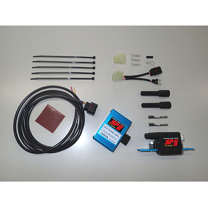 【ASウオタニ】1018C SPII 汎用パワーコイルキット アンプC (2P×1)C80 バイク 電子パーツ 2気筒同時点火、単気筒ツインプラグ他用 高性能点火システム