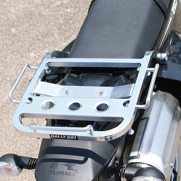 【RALLY】RY59127 ラリー RALLY591スーパーライトキャリア オフロードモデル (KAWASAKI : D-TRACKER X/KLX250 '08～) バイク カワサキ ROUGH＆ROAD ラフ＆ロード｜ラフ＆ロードWEBSHOP