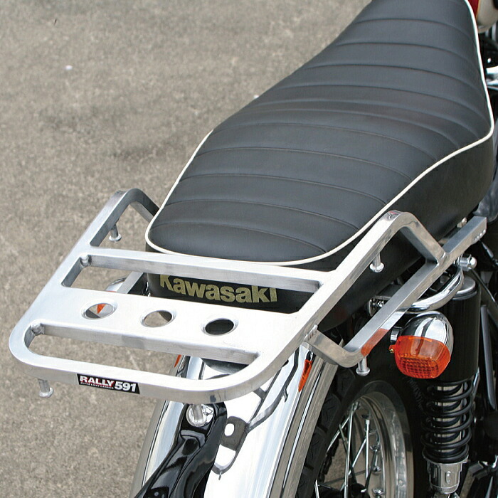 【RALLY】RY591K07 ラリー RALLY591スーパーライトキャリア オンロードモデル (KAWASAKI : W800/W650/W400) バイク カワサキ ROUGH＆ROAD ラフ＆ロード
