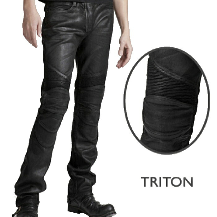 [処分特価]【uglyBROS】UB0008 アグリブロス MOTOPANTS TRITON (Men's) バイク デニム 男性用 ライディングパンツ