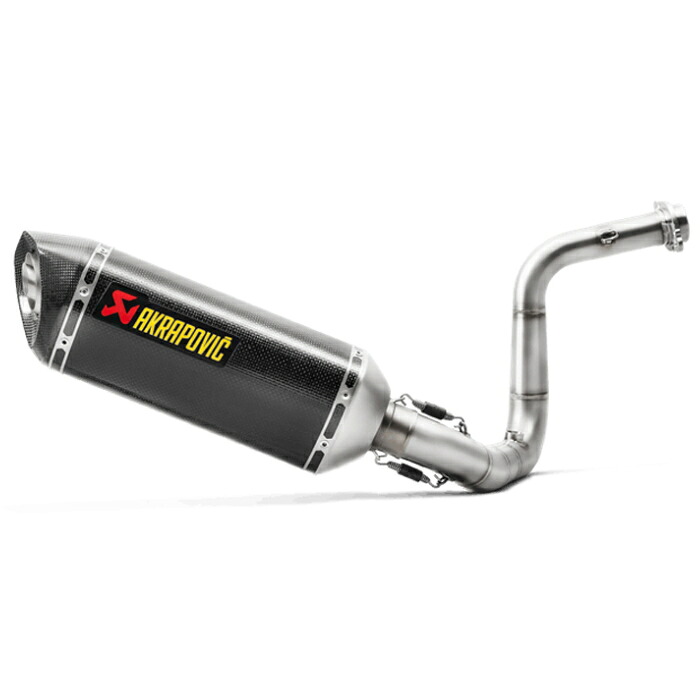 【アクラポビッチ】AKRAPOVIC S-B3R1-RC/1 レース専用 フルエキゾーストマフラー カーボン (BMW : G310R '17-23、G310GS '17-23) バイク 一般公道使用不可 (P)｜ラフ＆ロードWEBSHOP