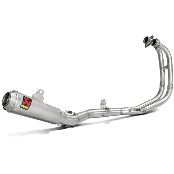 【アクラポビッチ】AKRAPOVIC S-Y2R1-CUBSS レース専用 フルエキゾーストマフラー ステンレス (YAMAHA : YZF-R25 '14-21/R3 '15-21、MT-25/03 '15-20) バイク 一般公道使用不可 (P)