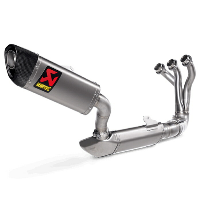 [処分特価]【アクラポビッチ】AKRAPOVIC S-Y9R11-HAPT レース専用 フルエキゾースト チタン (YAMAHA : MT-09/SP '21-22) バイク EC仕様 一般公道使用不可 レーシングライン (P)