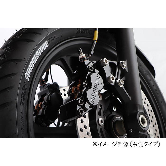 【GALE SPEED】GSBFCAR3430AFB ゲイルスピード ビレット フロント4P アキシャルキャリパー 右 ブラック バイク