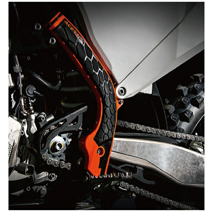 【楽天市場】【ACERBIS】AC25127 アチェルビス XGRIP FRAME PROTECTOR 【HONDA】 バイク フレーム