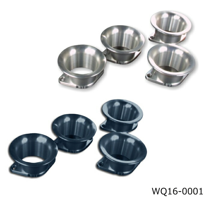 【WORKS QUALITY】WQ16-0001 アルミファンネル FCRラージボディ用 ショート (全長35mm : 4個セット) バイク ワークスクオリティ ROUGH＆ROAD ラフ＆ロード 13,250円