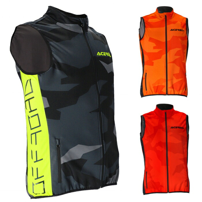 [処分特価]【ACERBIS】AC-23441 アチェルビス SOFTSHELL X-WIND ベスト バイク オフウェア MXウェア オフロード エンデューロ