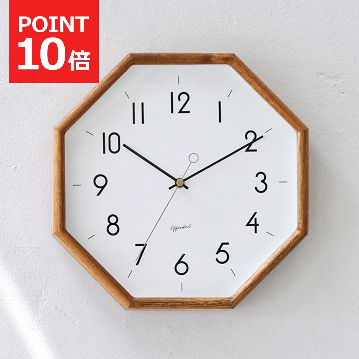【先着二分の一クーポン券】飾りもの時辰儀 今めかしい 時辰儀 飾りもの 北欧 柱時計 木製 八角形 ヘンリット Henrit CL-4089 リビング 昼ご飯 寝部屋 ウォール時辰儀 ミッドセンチュリー 自然的 レトロ 和室 静音 音がしない スイープムーブメント インター形体