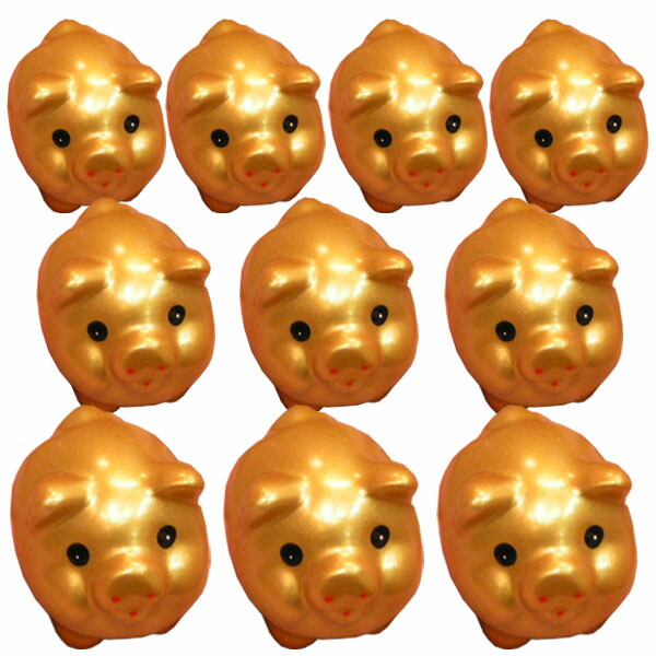 楽天市場】ミニミニ 金豚 マスコット |金ぶた,開運グッズ,中国,玩具