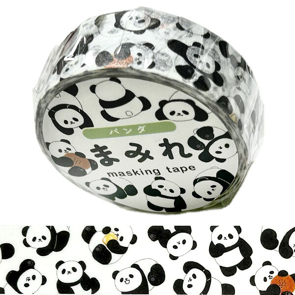 海外マスキングテープ巻売り 麦香るパン屋さん パンダ アニマル 人物マステ 海外マスキングテープ巻売り 麦香るパン屋さん パンダ アニマル 人物