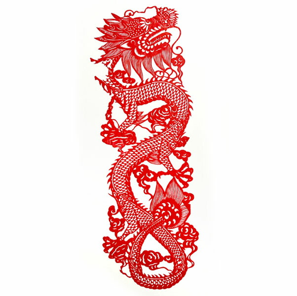 楽天市場】B級品 中国伝統工芸 【切り絵】額付 軍配赤虎 花 B4【送料