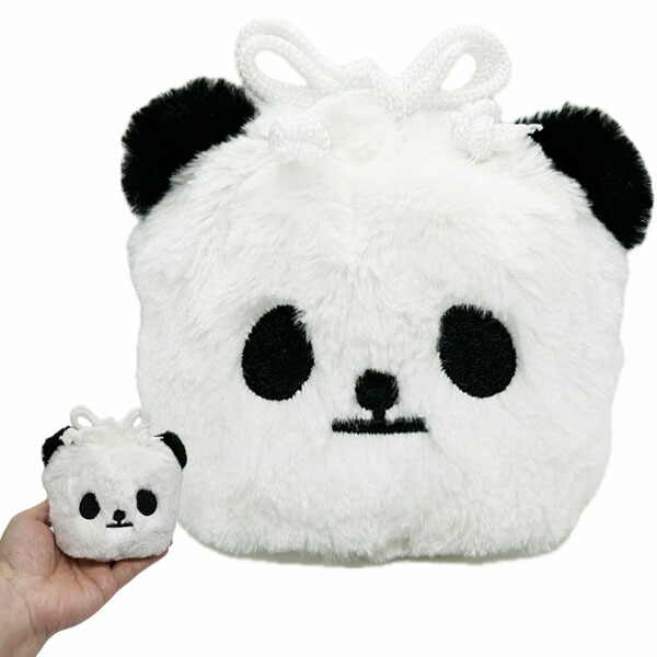 楽天市場】もちもちパンダフェイス巾着PAM018 ネコポス便なら【送料