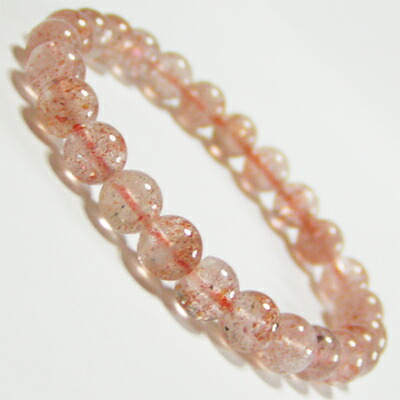 楽天市場】パワーストーンブレスレット・ストロベリークォーツ緑ピンク