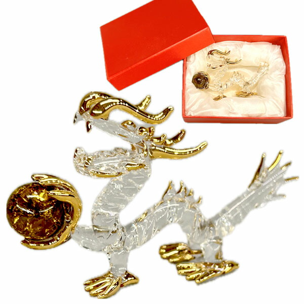 楽天市場】レーザー彫りクリスタル球台付3 翔龍・小（3cm）｜チャイナ