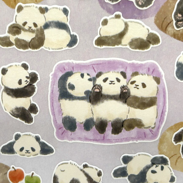 楽天市場】MINDWAVEプチフワパンダステッカー(81877)【ネコポス便可
