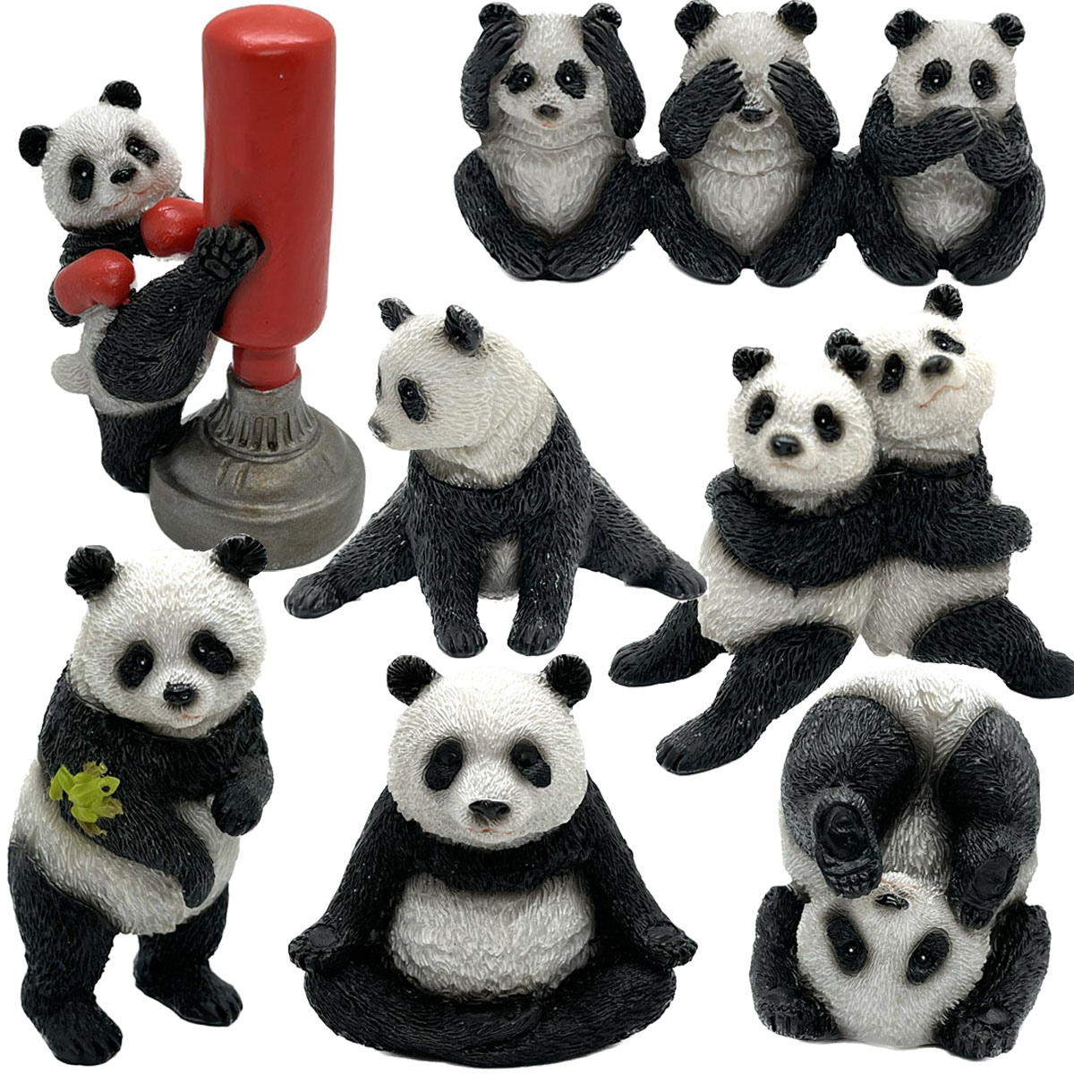 楽天市場】ひっつきパンダ12個セット【中国 お土産】｜ぬいぐるみ