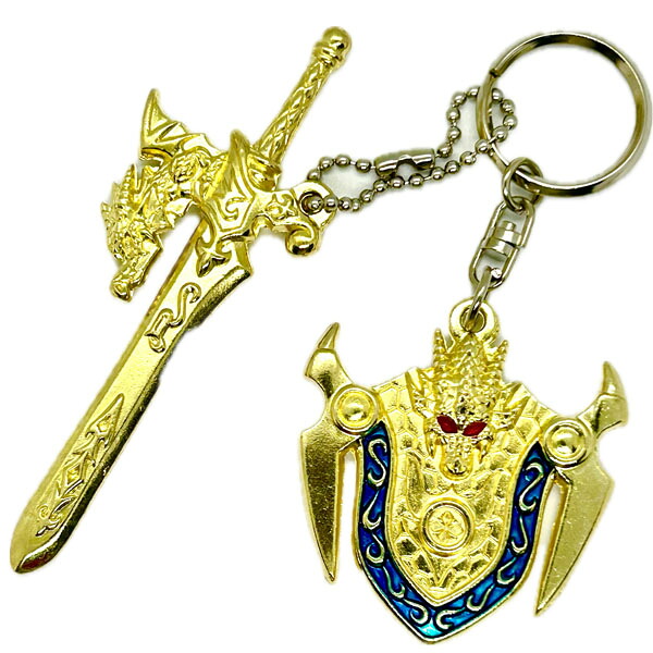 楽天市場】キーホルダー 無双竜剣 幻鬼 DRAGON 青 送料無料 メール便
