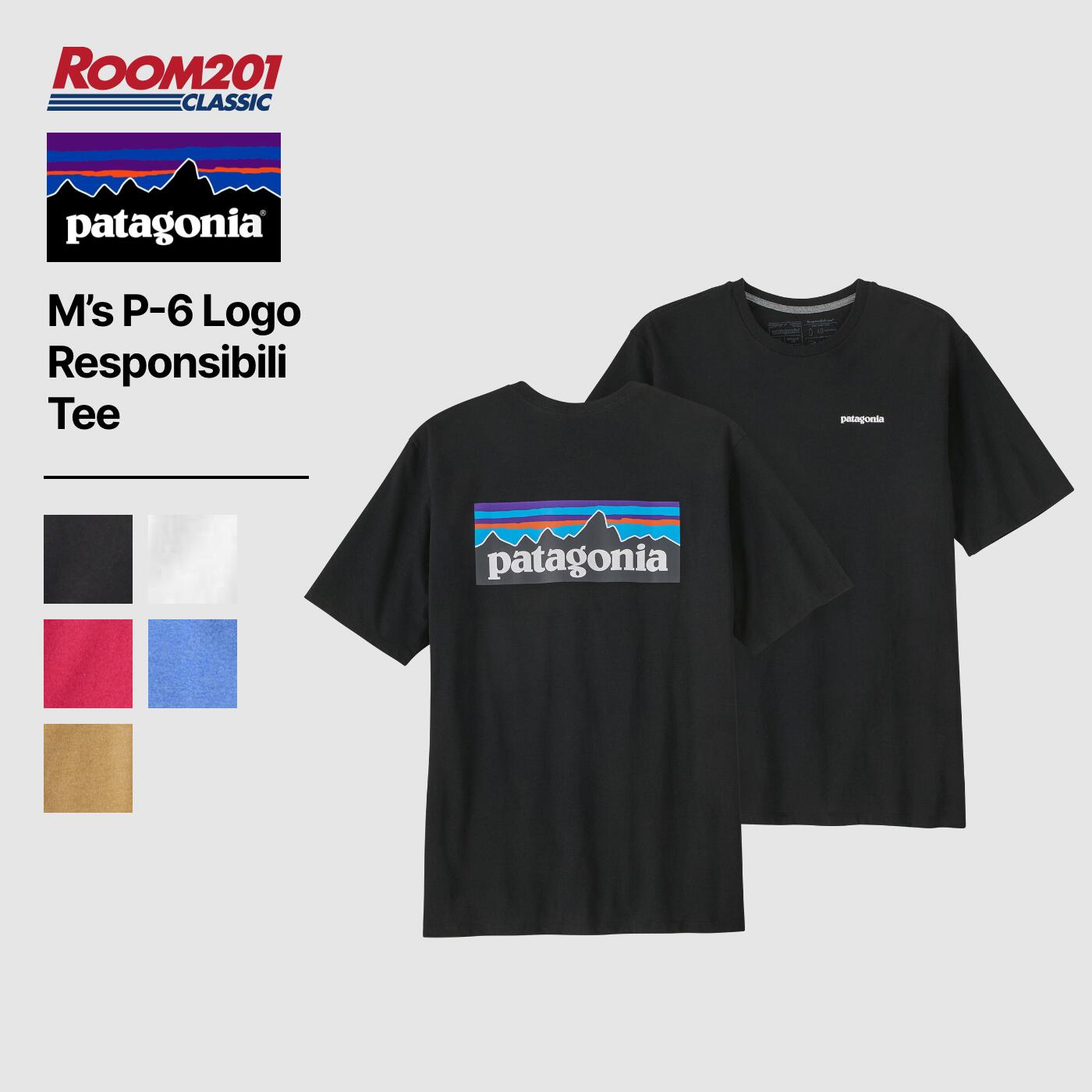 【楽天市場】パタゴニア P-6ロゴ レスポンシビリ Tシャツ半袖 ロゴ アウトドア ブランドpatagonia M's P-6 Logo