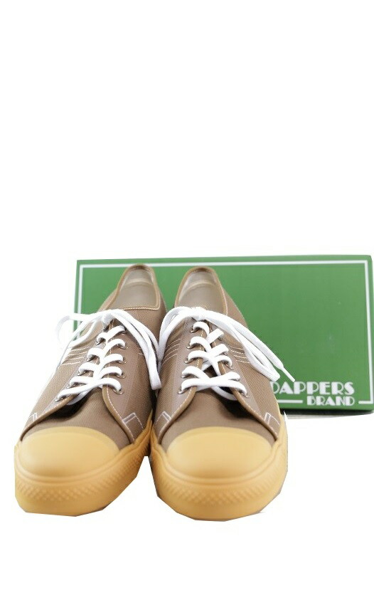【貨物輸送無料】Dapper’s(ダッパーズ)～Dappers Brand Canvas Sneakers Type Low Cut Mocha～