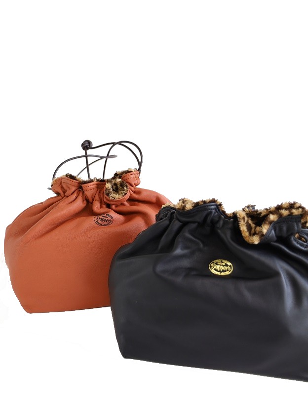 【貨物輸送無料】Dapper’s(ダッパーズ)～Leather×Leopard Reversible Purse～