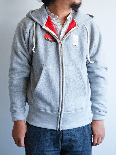 【送料無料】CUSHMAN(クッシュマン)～FULL ZIP PARKA INNER WAFFLE GRAY～｜Amboy
