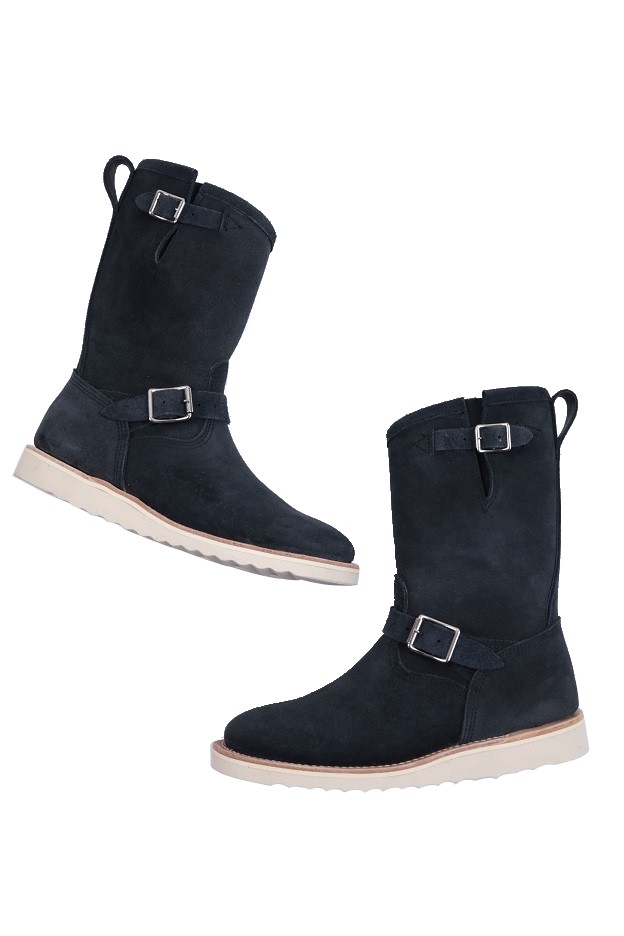 【送料無料】Makers(メイカーズ)~HORSE ENGINNER SUEDE BLACK 2024 MODEL~|Amboy