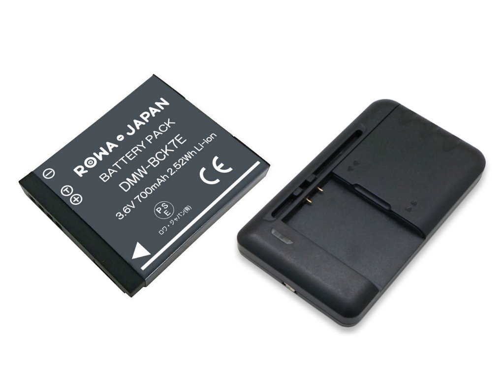 楽天市場 充電器セット パナソニック対応 Dmw Bck7 Dmw Bck7e 互換 バッテリー rowa japan
