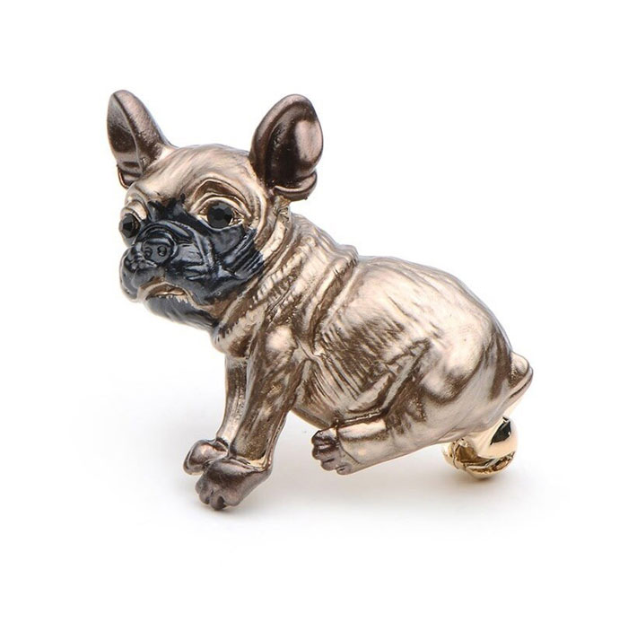 楽天市場 送料無料 フレンチブルドッグブローチ ブローチ ピンズ 犬 イヌ ブルドック パグ ペキニーズ プレゼント ガーリー 可愛い スチームパンク パーティ ハロウィン イベント ロキシー工房 楽天市場店
