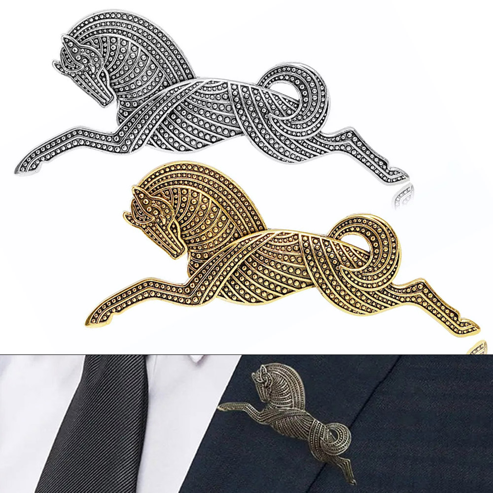 楽天市場】ブローチ/馬モチーフブローチ ホース エレガント カジュアル