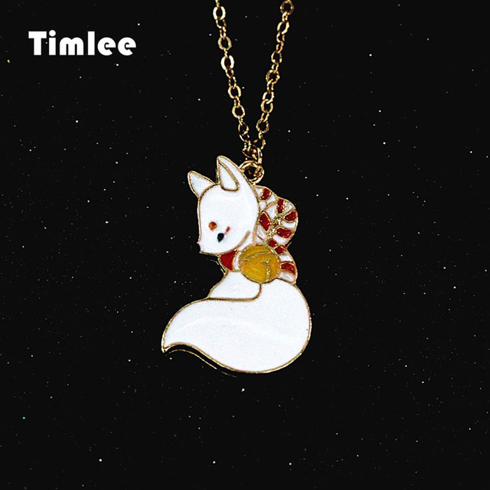 【最高級の逸品】【キツネデザイン】ダイヤモンドネックレス・ペンダント《1ct》☆刻印有☆《限定販売》★プラチナ仕上★ キツネのネックレス／ゴールド