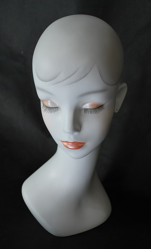 リアルな女性のマネキンの頭のモデル,かつらのディスプレイを作成する