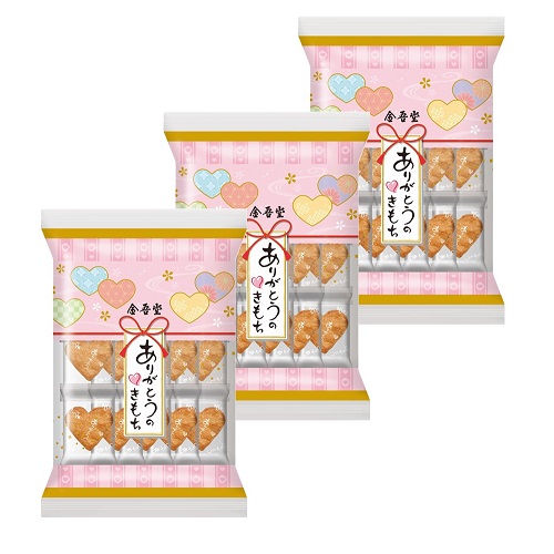 金吾堂　ありがとうのきもち　せんべい　プチギフト　退職異動　引っ越し　卒園卒業 Amazon | 金吾堂製菓 ありがとうのきもち 15枚 | ㈱金吾堂製菓