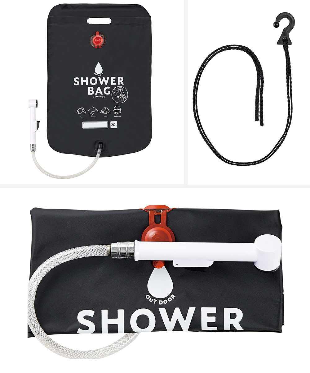 21人気新作 防災グッズ 小さく保存 ストッパー付シャワーバッグ l ポータブルシャワー 簡易シャワー 手動式 ウォーターシャワー 携帯用 シャワー 海水浴 アウトドア キャンプ ポータブル シャワー 携帯 防災 災害 アウトドアシャワー 災害対策 プール 持ち運び 海