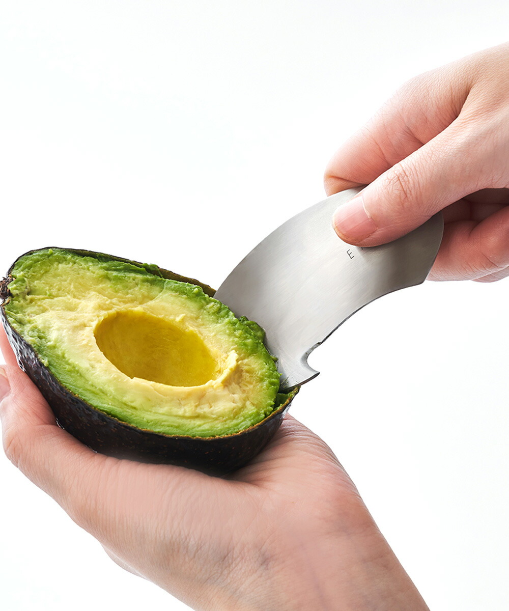 ｅａトｃｏ Muku おしゃれ アボカドカッター イイトコ オールステンレス キッチングッズ キッチンツール キッチン小物 キッチン用品 キッチン雑貨 シンプル ステンレス フードカッター プレゼント ヨシカワ 便利グッズ 新築祝い 日本製 時短 皮むき 皮むき器 調理器具