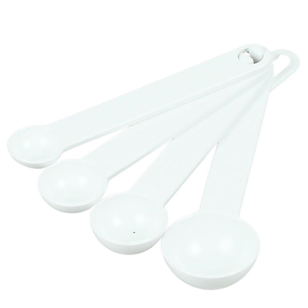 軽い 食洗機対応プラスチック製計量スプーン 4本組 おしゃれ お家時間 お菓子作り キッチン キッチングッズ キッチン雑貨 コンパクト スプーン セット プラスチック 便利グッズ 大さじ 大さじ小さじ 小さじ 料理 製菓 計量 計量スプーン 道具 食洗器対応 卓抜 4本組