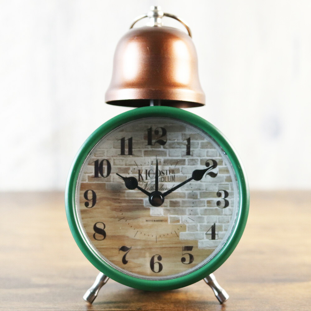 楽天市場 目覚まし時計 クロシュ 時計 おしゃれ お洒落 かわいい インテリア 目覚まし アラームクロック アラーム ステップムーブメント ナイトライト ベル レトロ アンティーク メンズ ヴィンテージ 寝室 キッチン 一人暮らし スチール ロイヤル通販