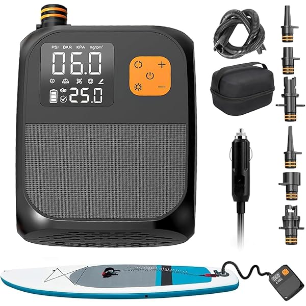 楽天市場】TOPUMP充電式SUPエアポンプTPS300、20PSIオートオフ機能付き