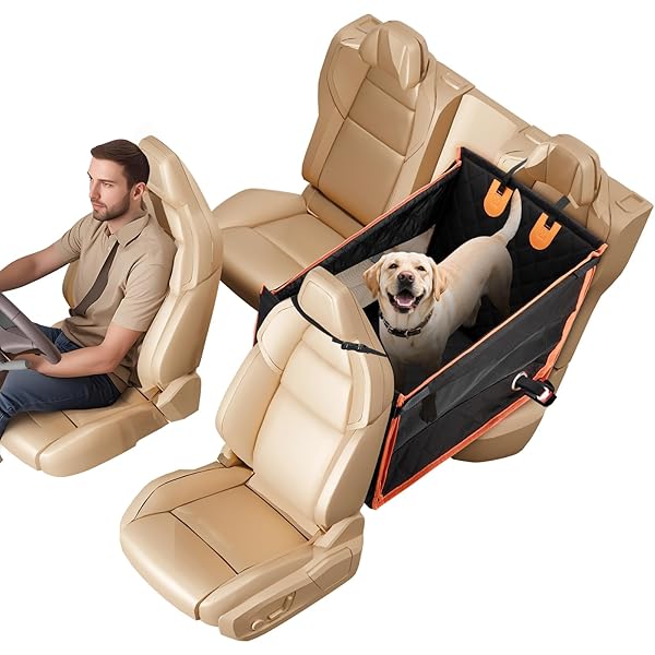 【貨物輸送無料】【2025新型】ペットドライブシート ペットドライブボックス 犬 運転ボックス席 折りたたみ式 大型犬・中型犬・小型犬 猫用 半二号さん型 飛び出し押しとどめる 雨合羽・耐摩耗・上滑り打ちきり・汚れた状態押しとどめる 犬 車 居敷き うしろ側居敷き専用 飾り気の無い据え置き 全車種対