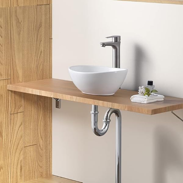 【送料無料】楕円形 手洗いボウル 手洗い器 洗面ボウルセット 340x270x130mm|ロイヤルアース2025