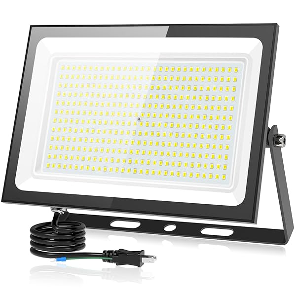 【貨物輸送無料】【最強の超爆光・超薄型】 写真用照明 led 戸外 御役目灯 ledともし火 500W 55000LM IP66雨合羽 昼光色 6500K 高明快さ 高放熱 省エネ 軽さ 120°広角 100V 戸外照明装置 戸外 雨合羽 BBQ 車宿り 呼びもの パーキング場 作業灯・投光器-DIY・工具