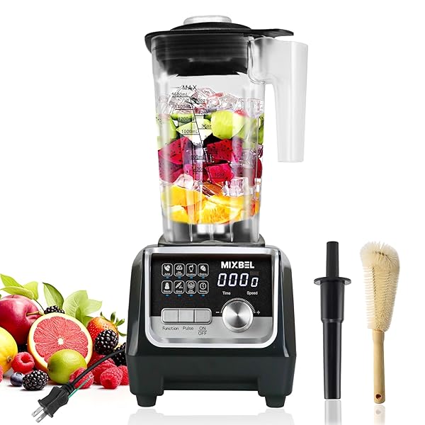 【送料無料】業務用ミキサー 大容量 2L ブレンダー 業務用 9段階調節 48000RPM高速回転 多機能 洗える ワンボタン洗浄 2200W ミキサー ジューサー 氷粉砕、スムージー、製粉、離乳食対応、洗浄、野菜??、果物、スムージー、ミル、フード|ロイヤルアース2025