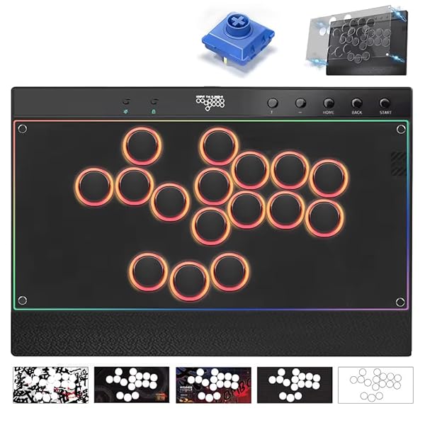 楽天市場】AQielev レバーレス コントローラー アケコン レバーレス