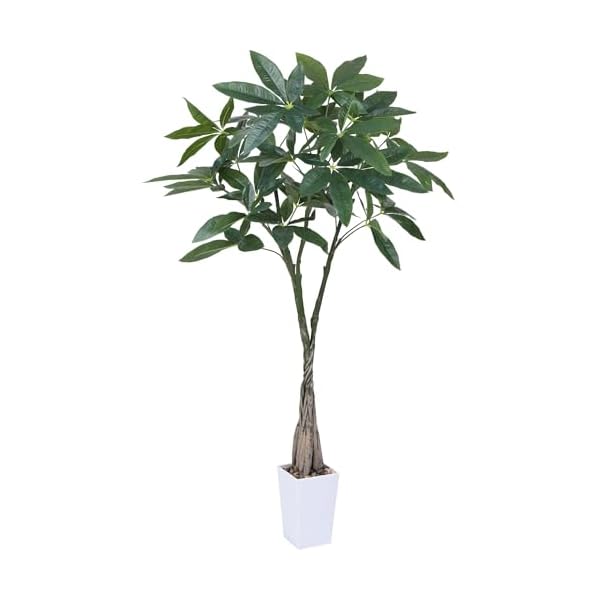 【送料無料】人工観葉植物 フェイクグリーン 観葉樹 造花 パキラ【高さ130cm】光触媒 空気清｜ロイヤルアース2025
