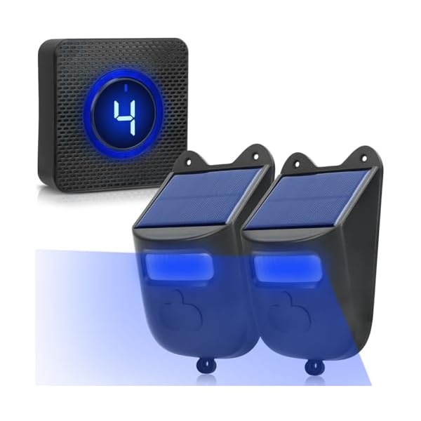【貨物輸送無料】無線電話鐘 ドアベルアラーム 人感検出器 部屋の入り口呼びりん 赤外線検出器