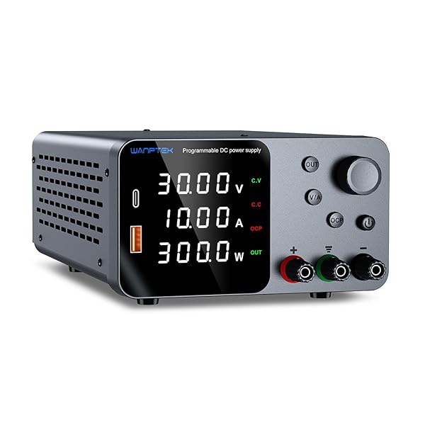 【貨物輸送無料】直流釣り合い化ワット数30V 10A USB-A/Type-c手っとり早い申し受ける界面付き添い人変数ワット数 高慥かさ4