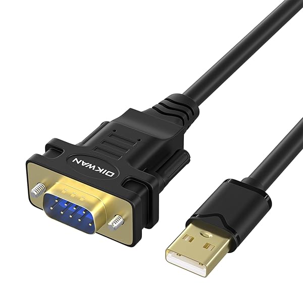 【貨物輸送無料】USB - 禾穀類 RS-232 アダプタ FTDI心付け書き割り付き添い人 USB 2.0 - 牡 DB9 シリアルケ