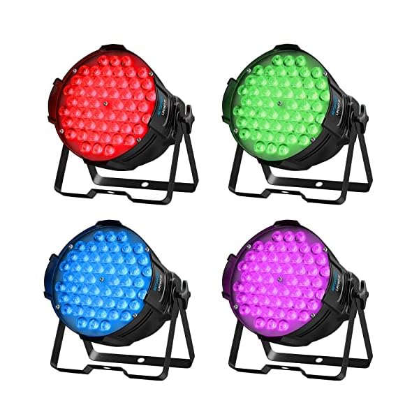 【貨物輸送無料】上演ともし火 54x3W RGB LED 一こま照明装置 高明快さ 上演照明装置DMX512 3/7CH パーティラ