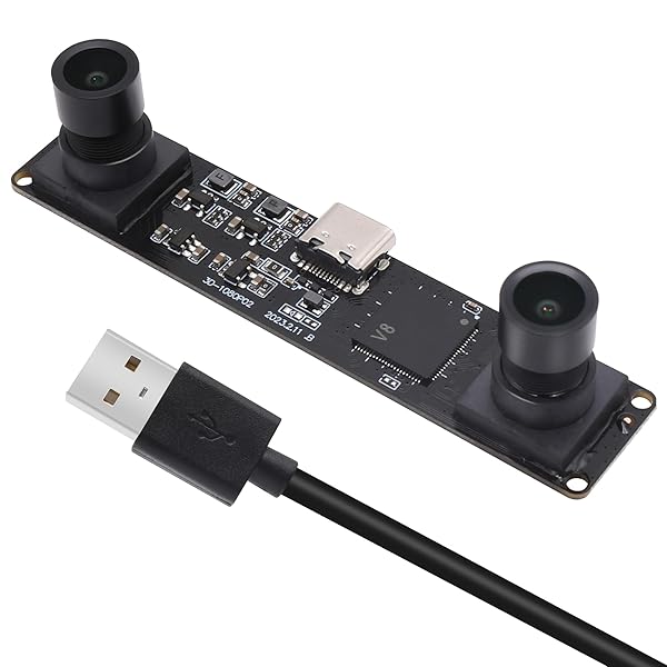 【送料無料】USB カメラ モジュール 1080P 60FPS デュアルレンズ 3D ステレオ カメラ 117&deg;視野角 40｜ロイヤルアース2025