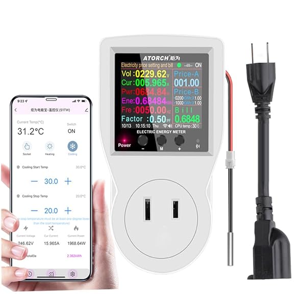 【貨物輸送無料】無線LANワット米突、繋ぎはたご屋JPソケットパワーメーター、灯し火代統計学、気温
